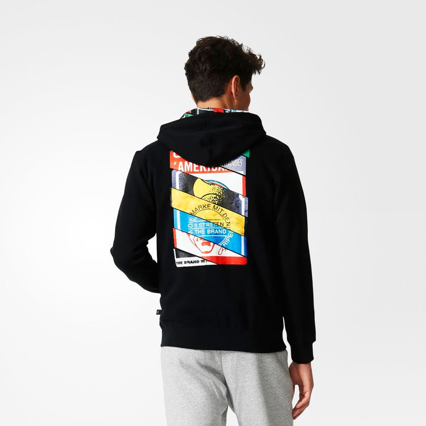 Thumbnail: Adidas Label Print Lining Hoodie AB7690