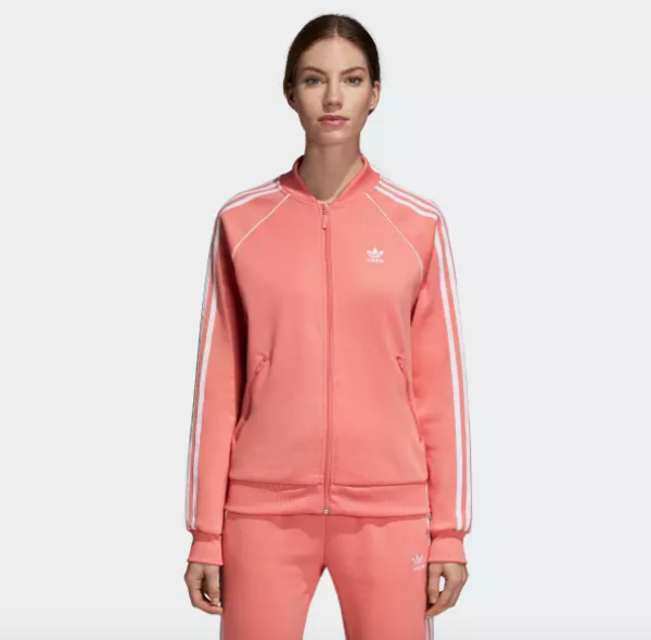 Thumbnail: Adidas SST Superstar Track Jacket Pink & Black