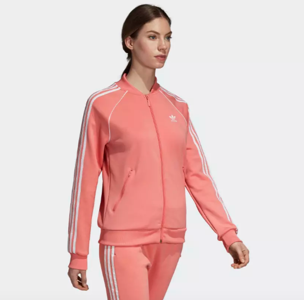 Thumbnail: Adidas SST Superstar Track Jacket Pink & Black