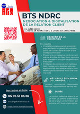 BTS - Négociation et digitalisation de la relation client - BTS NDRC