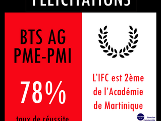 78% de taux de réussite au BTS AG PME-PMI