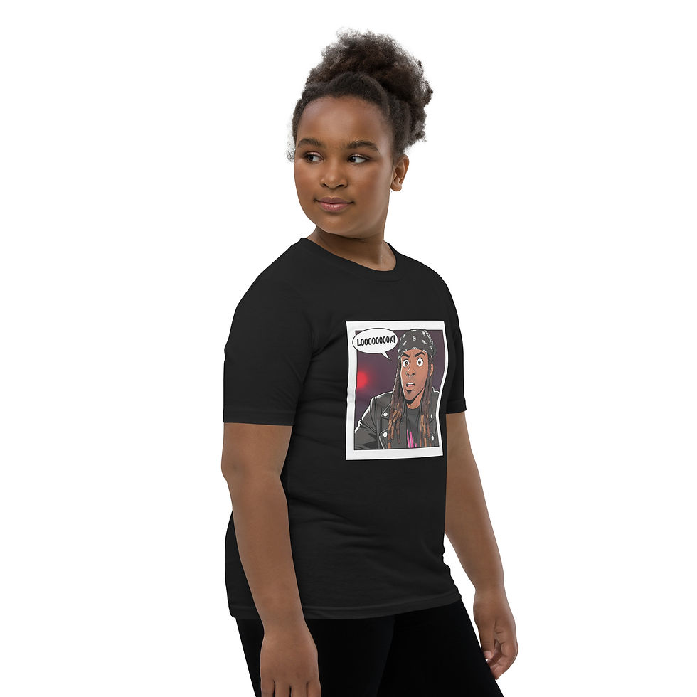Thumbnail: "LOOOooKK Youth Kids T-Shirt