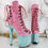 Thumbnail: Leecabe Watermelon Glitz 8Inch Women's Platform Dancing High Heel