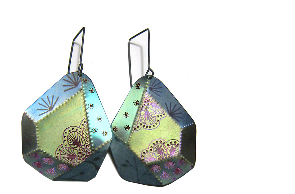 Crystallography Series earrings
