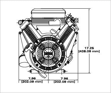 ภาพขนาดย่อ: 305447-0588-G1 Vanguard 16 HP 479cc Horizontal Shaft Engine (SandPro 3040)