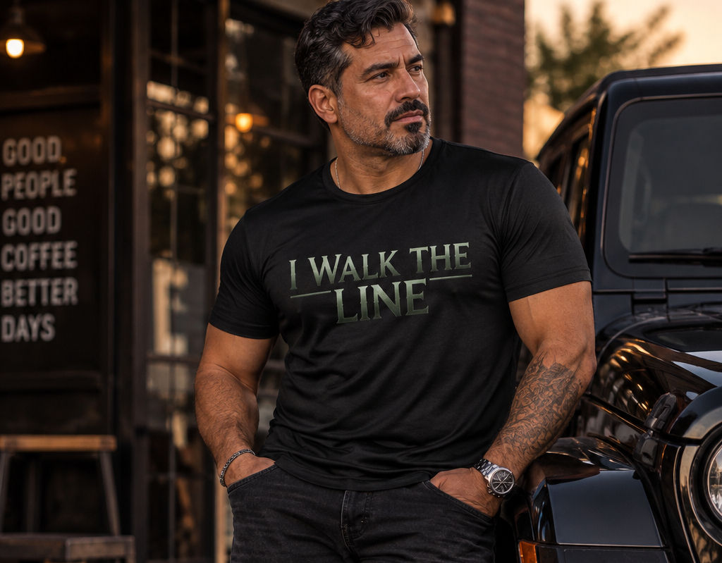 I Walk the Line — Men’s Athletic Tee