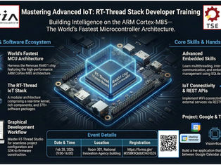 TESA ร่วมกับพันธมิตรจัดอบรม “Mastering Advanced IoT: RT-Thread Stack Developer Training” เสริมทักษะนักพัฒนาไทยสู่ยุค Intelligent IoT บน ARM Cortex-M85