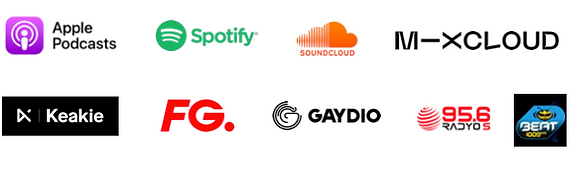 A Selection of Logos from various steaming platforms