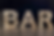 BAR Marquee Light Up Letters