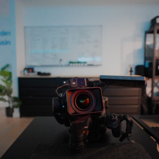Ronin 4D camera on desk