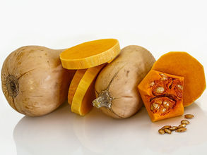 Dés de courge butternut à la carbonara