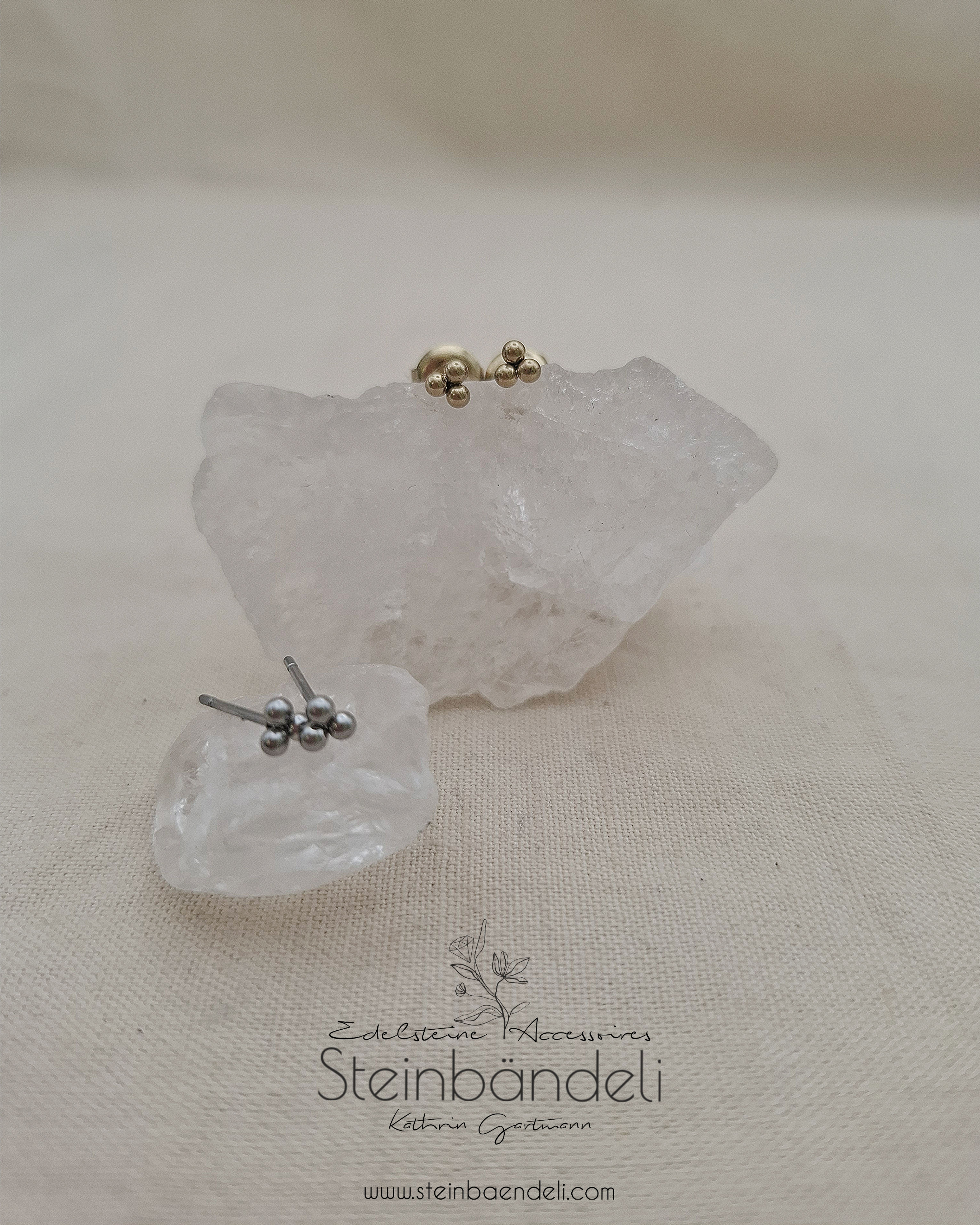 Edelstahl Ohrstecker "Kugeli"