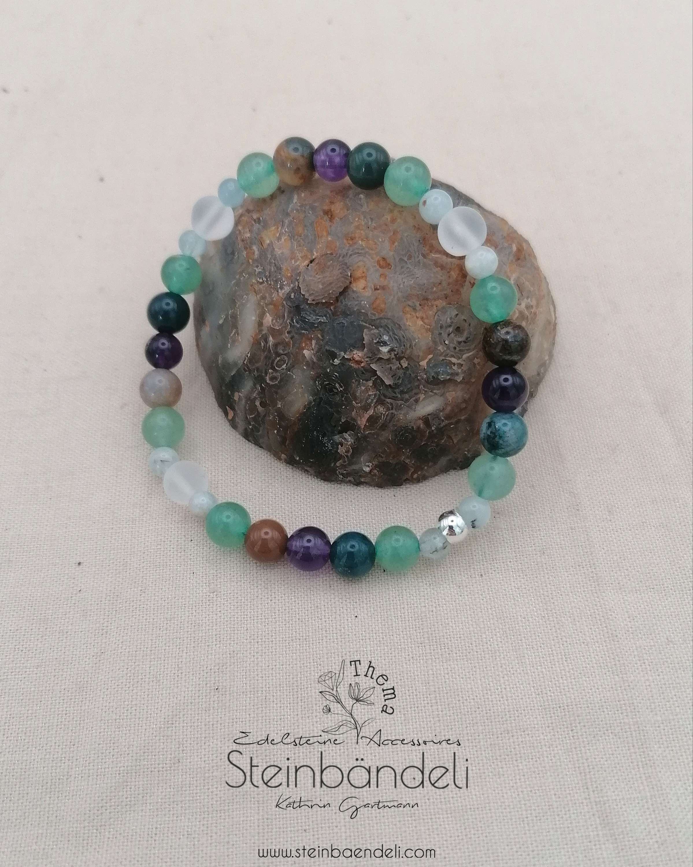 Themen Steinbändeli "Neurodermitis" 