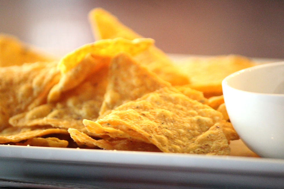 Tortilla Chips Closeup