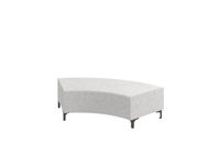 Ivy 60° Curve Bench – upholstered 60-degree curved bench.