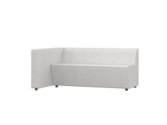 Sol Two Seat 60” Wide with Right Arm Extension – modular two-seat with extended right arm, 60-inch wide.