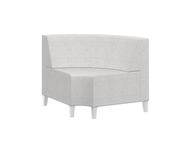 Ace 90° Corner Modular Seat with Back – standard size.