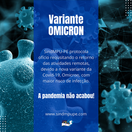 Requerimento teletrabalhado - variante Omicron