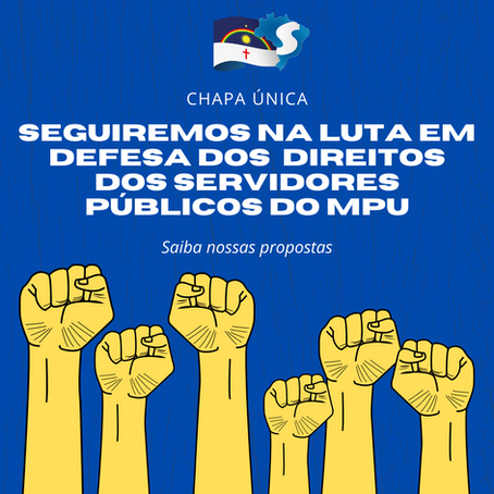 Chapa única SindMPU-PE