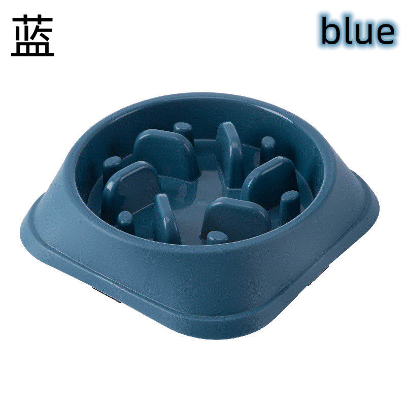 Miniatura: Pet Cat Dog Slow Food Bowl Fat Help Healthy Round Anti-choking Thickened And Non