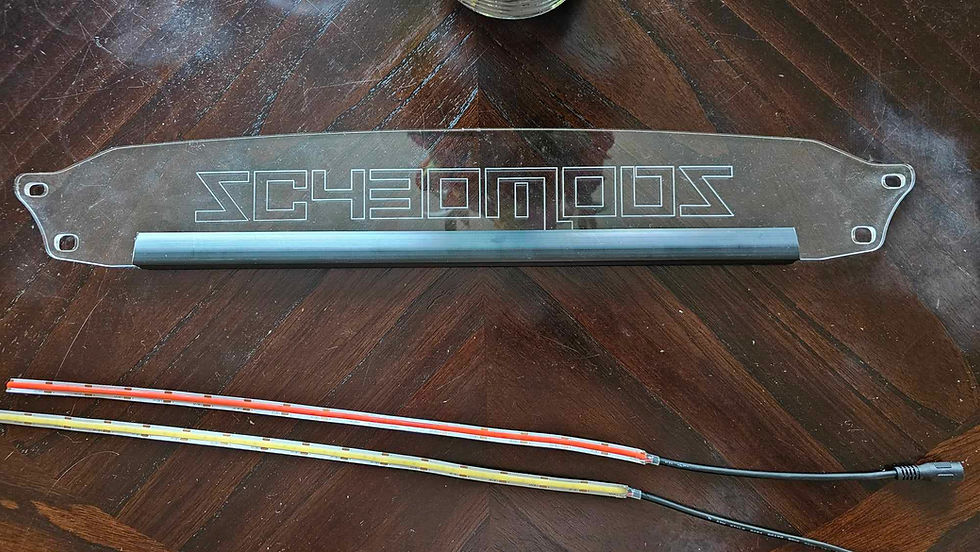 Thumbnail: Inscribed Wind Deflector (with optional LED kit)