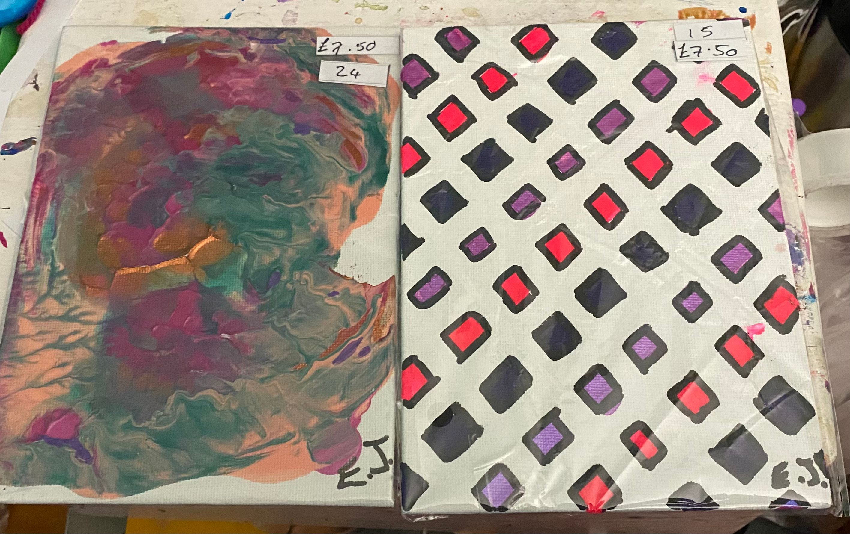 Freestyle, heart and Squared