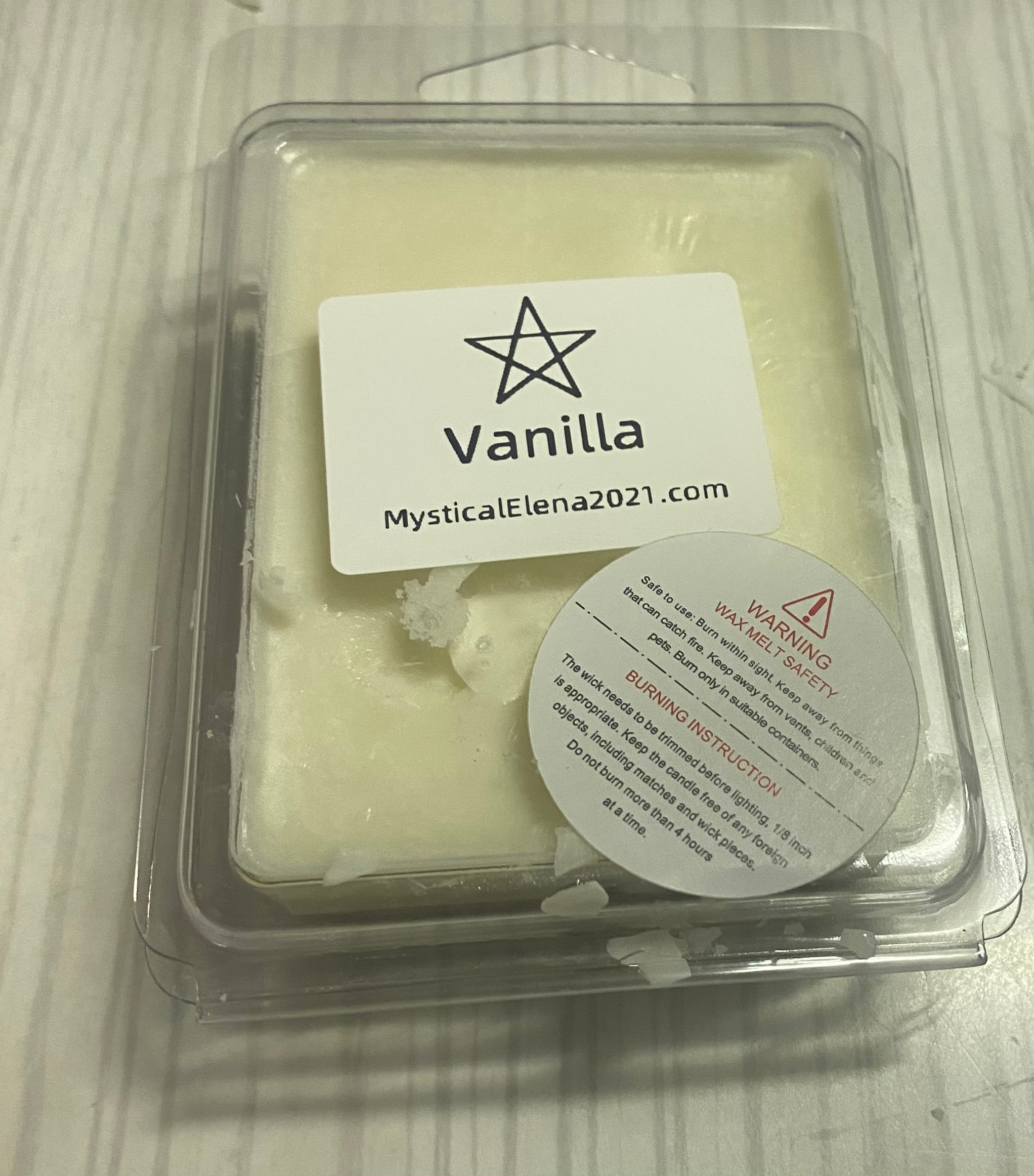 Vanilla wax melts 