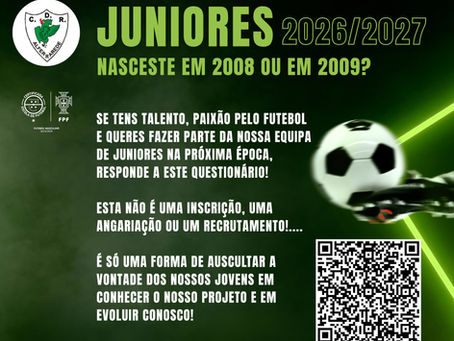 ⚽ | Juniores 2026/2027