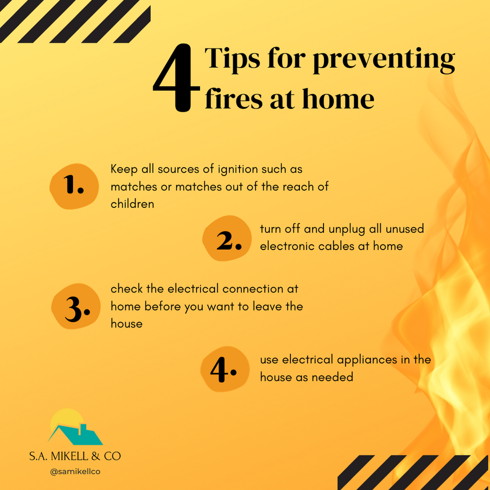 Fire Hazard Tips