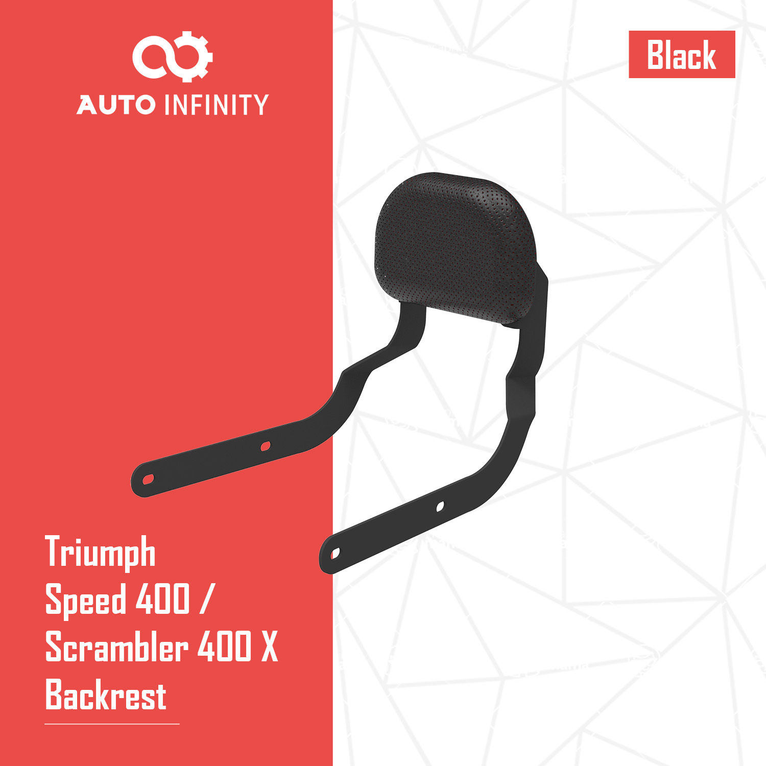 Backrest for Triumph Speed 400 / Scrambler 400 X