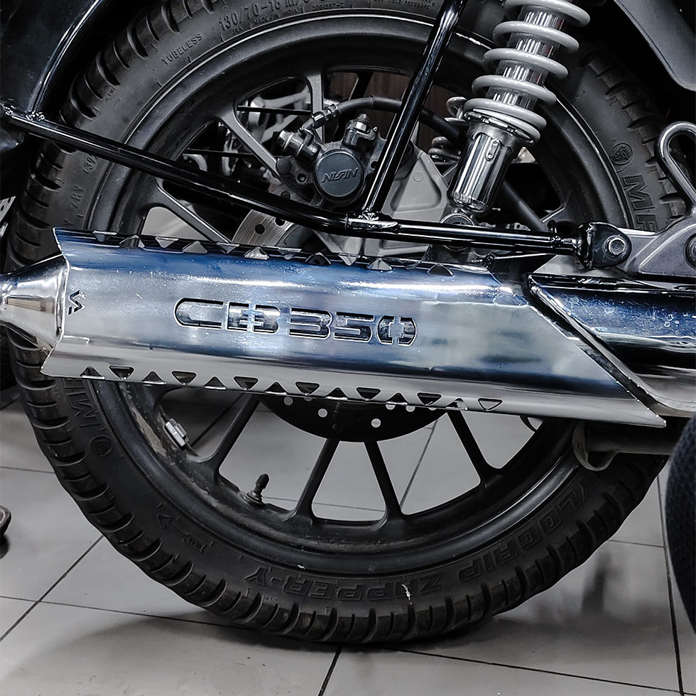 Miniature : Honda CB350 Exhaust Guard
