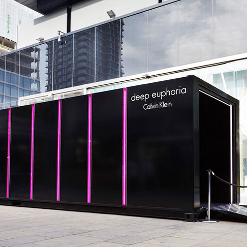 Pop-up retail store for Calvin Klein