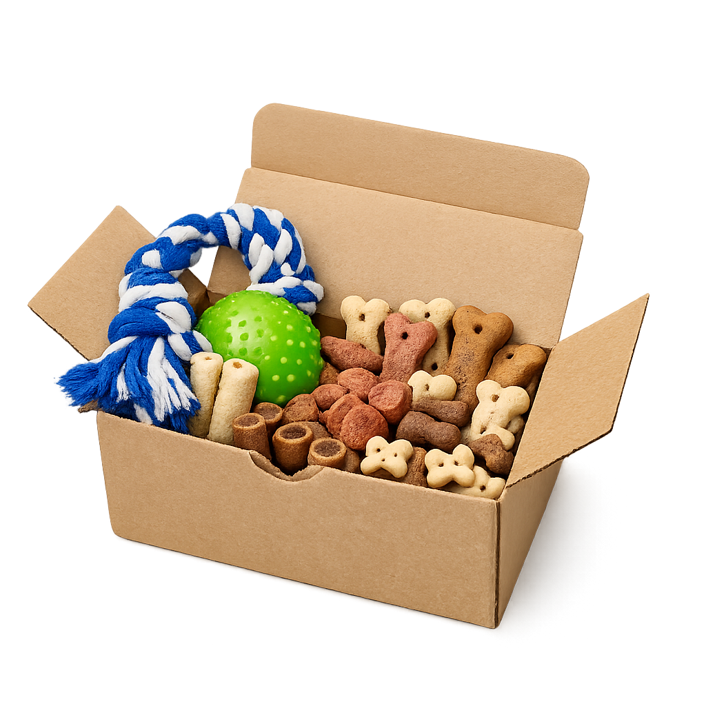 Care package for a rescue dog