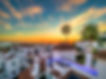 Casa El Oasis - The Roof Terrace - With ambient led lights - Lounge & sunbeds & umbrella - with stunning sea views