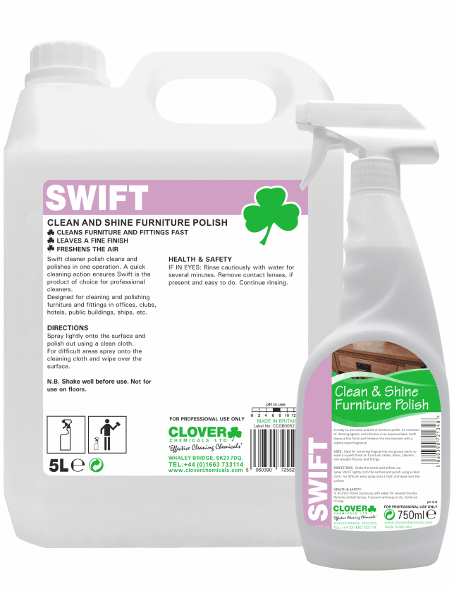 Swift Furniture Polish 750ml & 5ltr