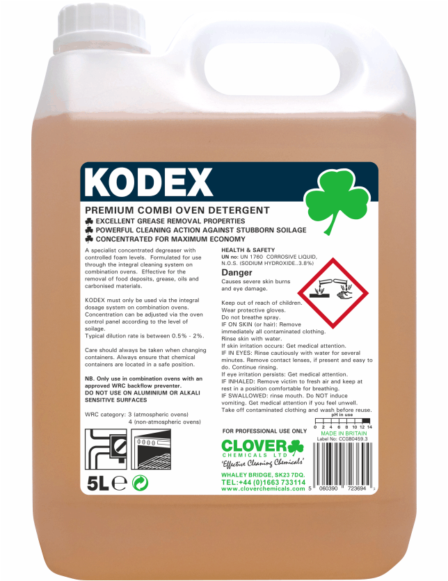 CH023 Kodex Combi Oven Detergent 5ltr