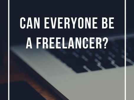 Can Everyone be A Freelancer