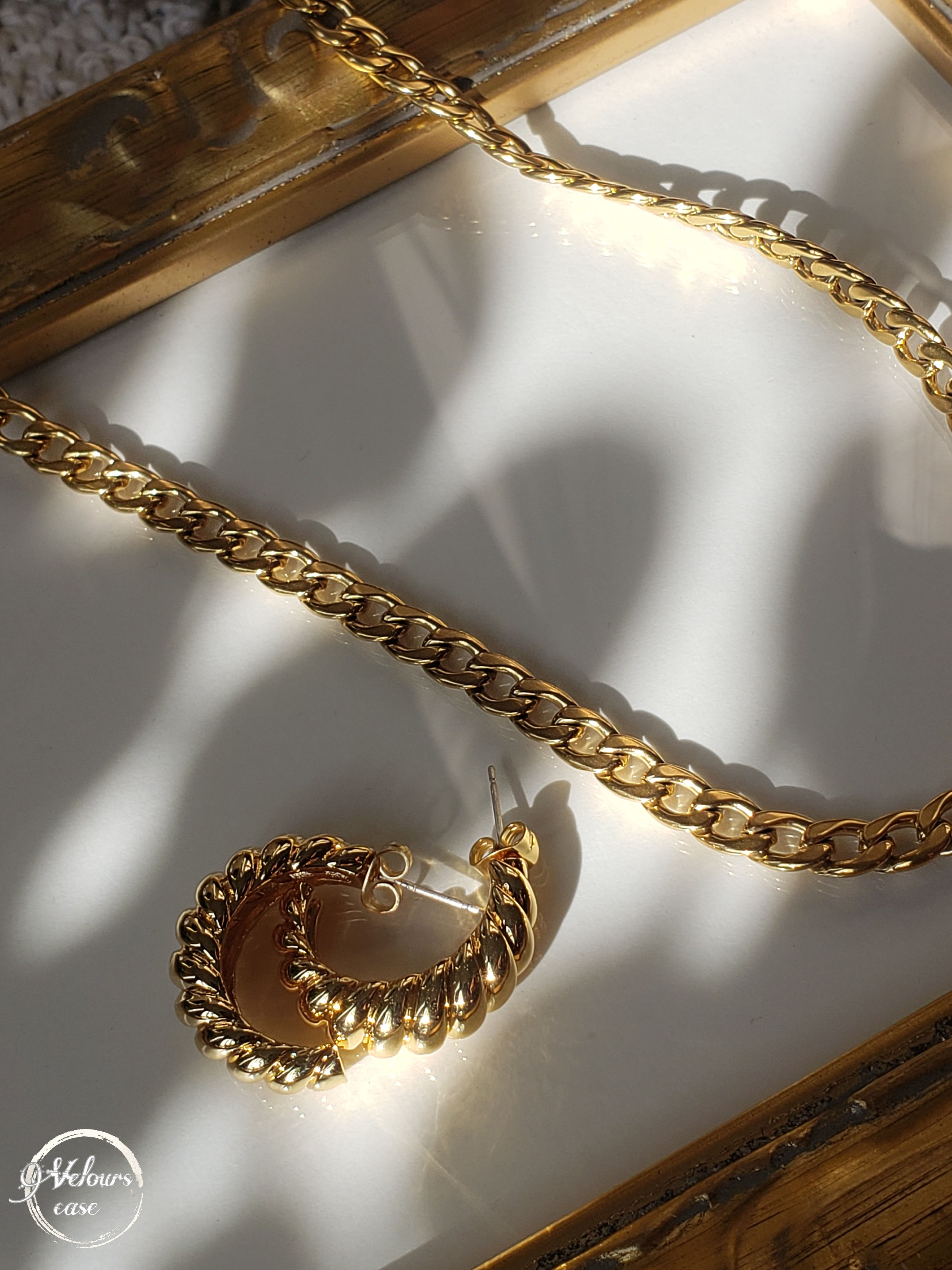 Boyfriend Curb-Link Chain Necklace