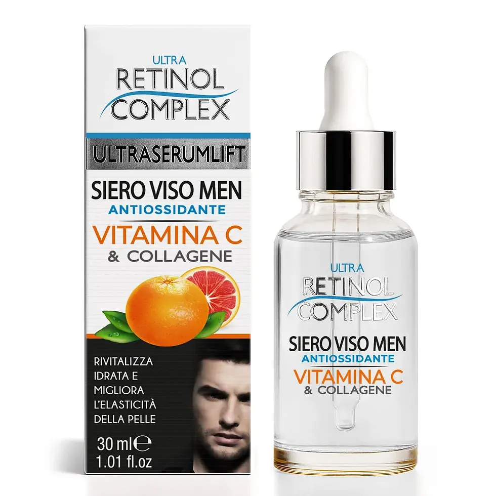 SIERO VISO MEN CON VITAMINA C