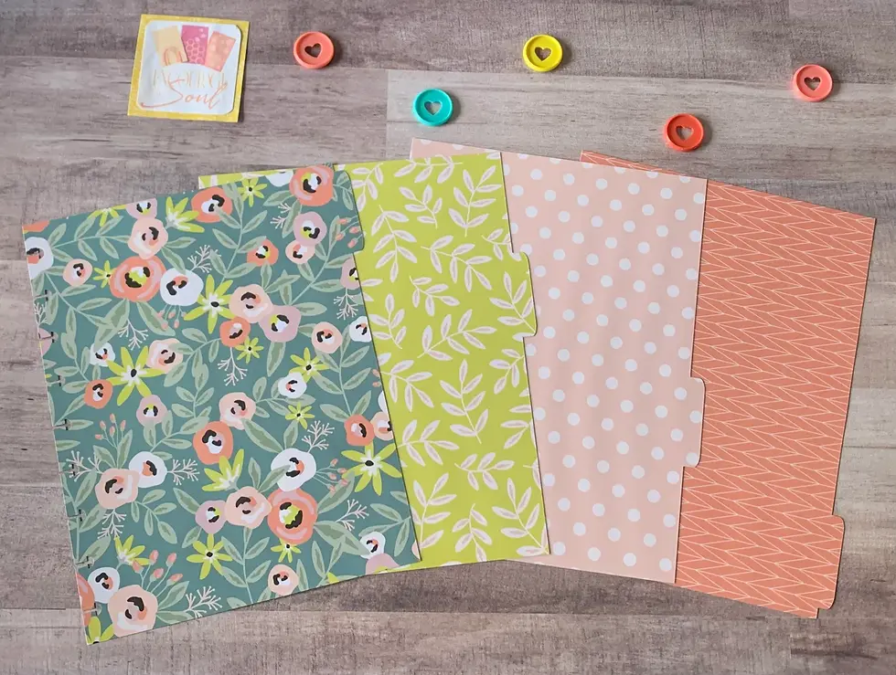 Laminated Dividers: Pop Of Color