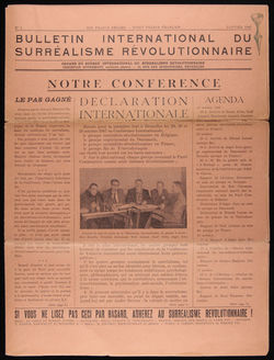 Bulletin surrealisme revolutionnaire