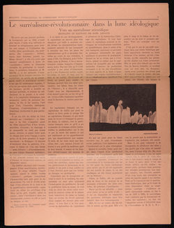 Bulletin surrealisme revolutionnaire
