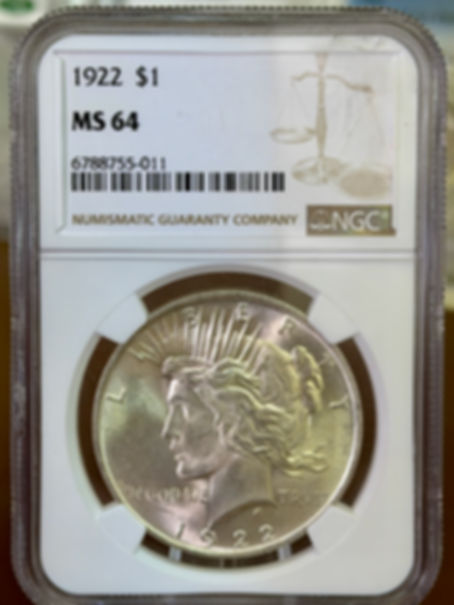 1922 Peace Dollar MS-64