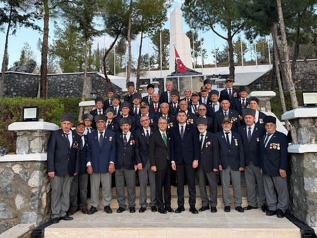 Gaziler Kıbrıs'ta Anılarını Tazeledi