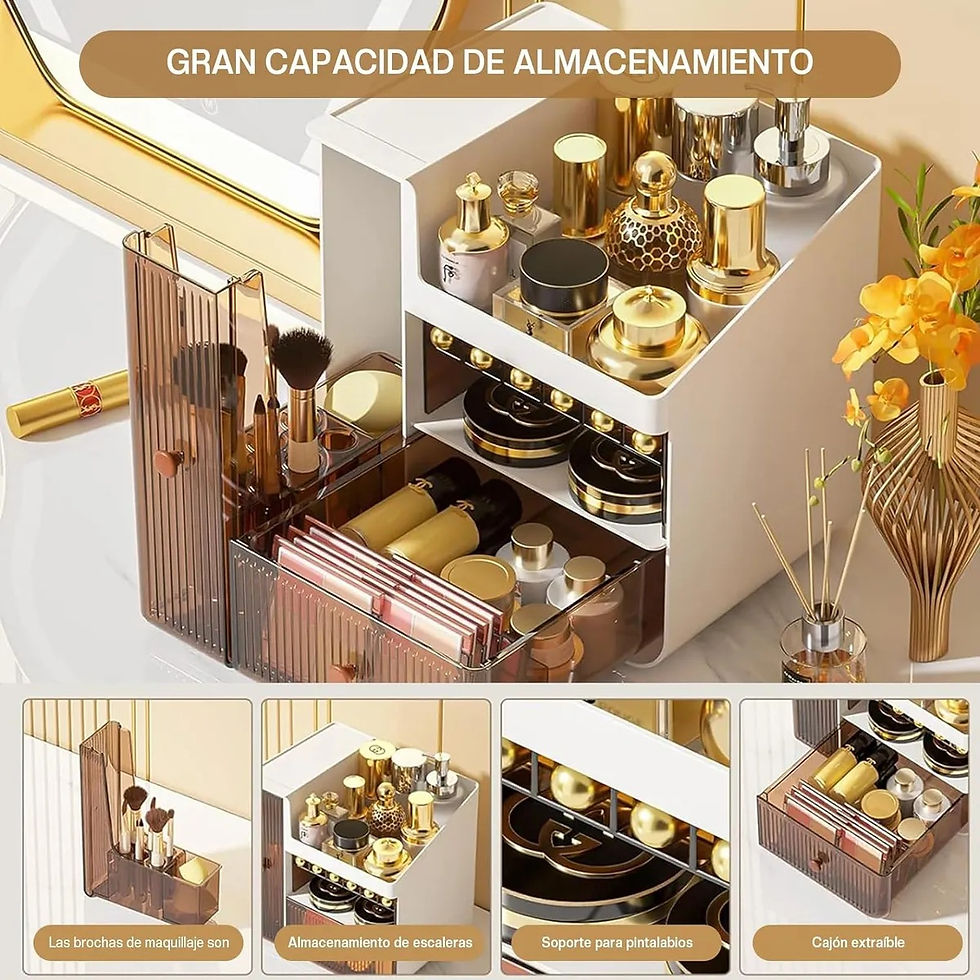 Miniatura: Organizador De Maquillaje Acrílico Con Cajones Porta Cosméticos