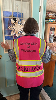 Sheila wearing GCW safety vest