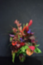 large tropical dark vibrant colors