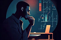 Firefly A dark room with a man strategizing and thinking 183.jpg