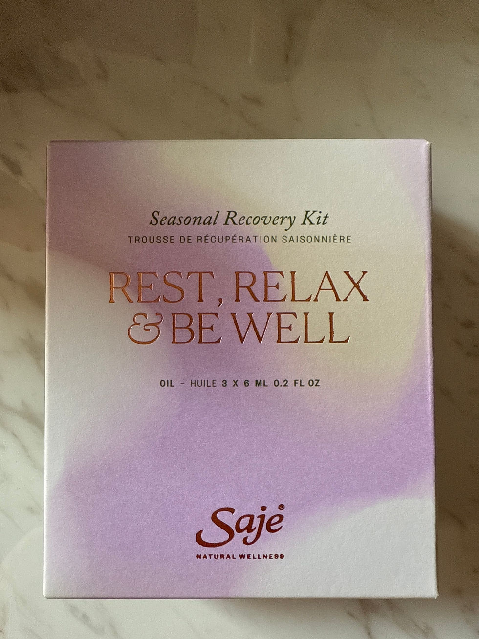 Saje Seasonal Recovery Kit 免疫健康套裝(sleep well, unwind,immune)
