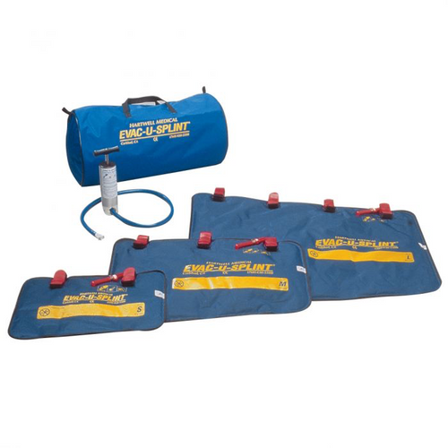 Set of Hartwell Evac Vacuum Mattress Splint with PUMP and BAG Adult